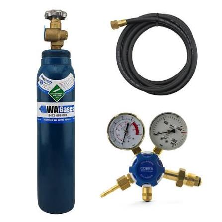 Argon Cylinder & Regulator